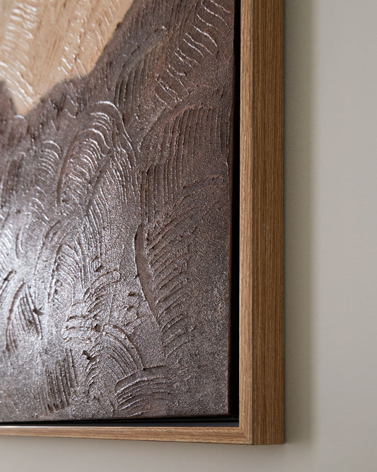 Fanthorne - Wall Art - Tan / Brown / White