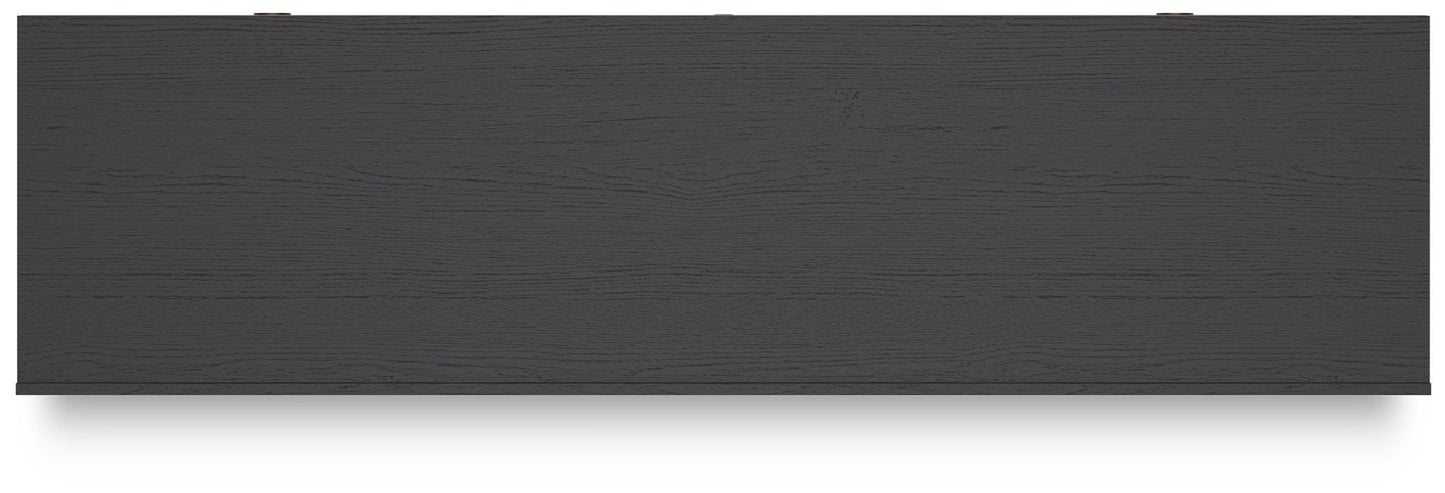 Danziar - Extra Large TV Stand - Black