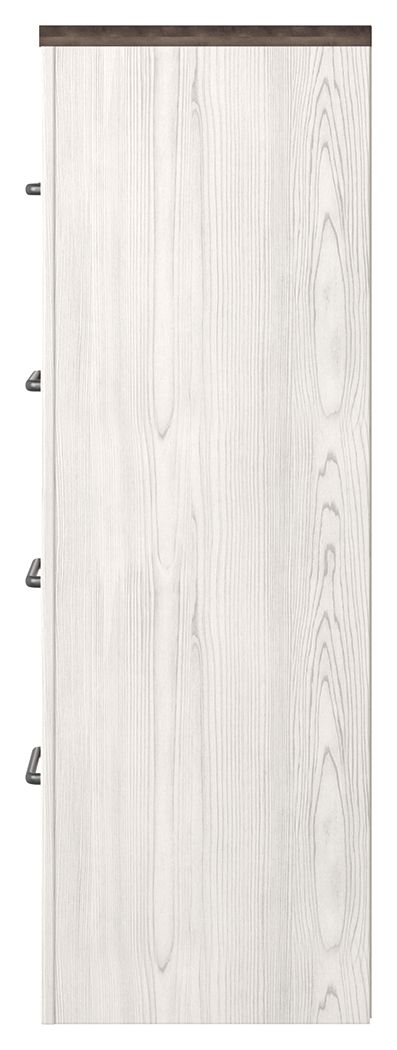 Gerridan - Four Drawer Chest - White / Gray