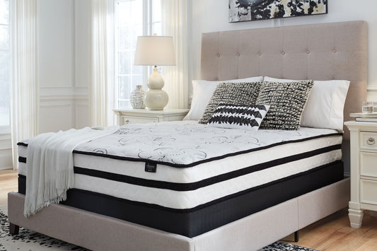 Chime 10 Inch Hybrid - 2 Pc. - Queen Mattress And Pillow - White