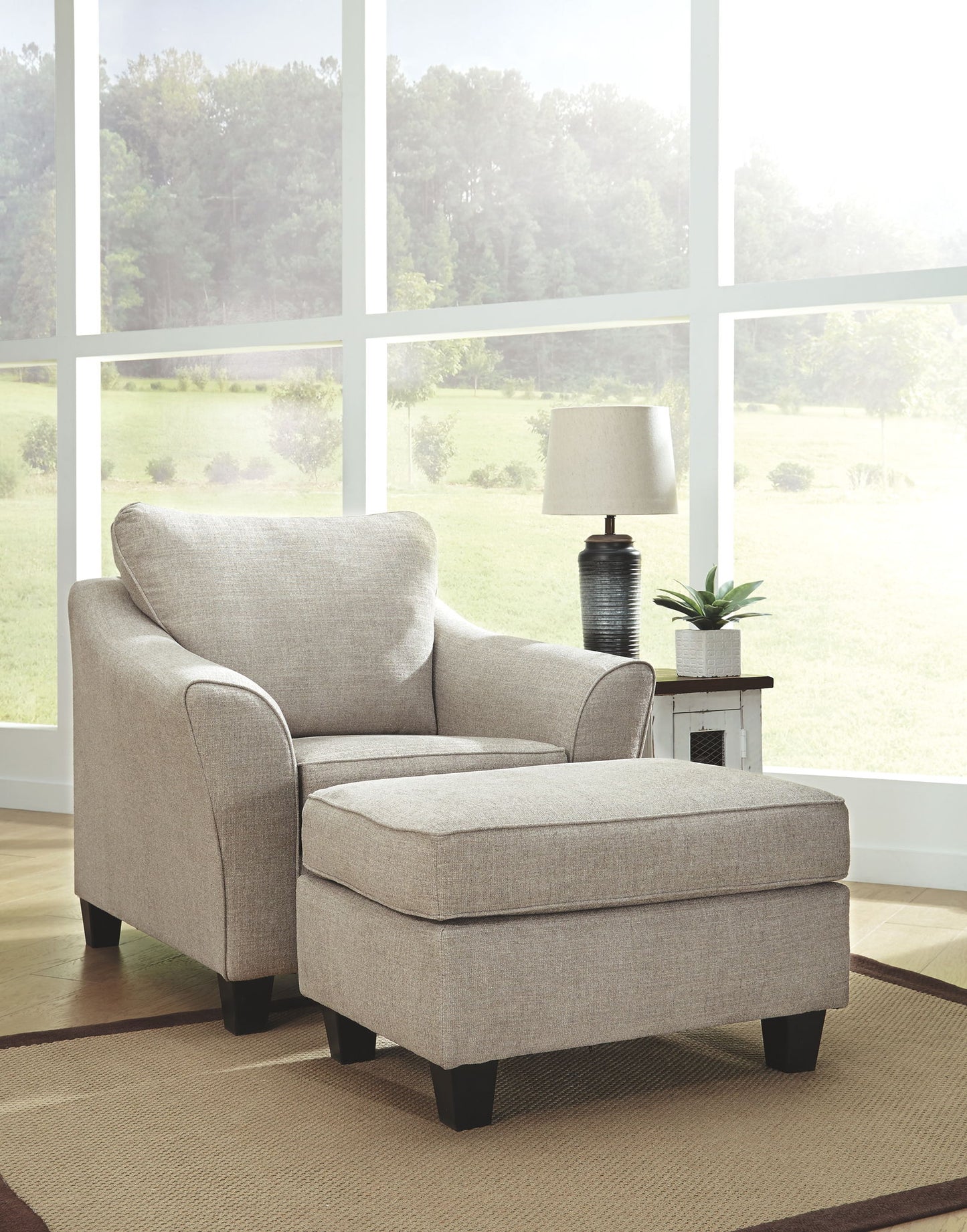 Abney - Ottoman - Driftwood