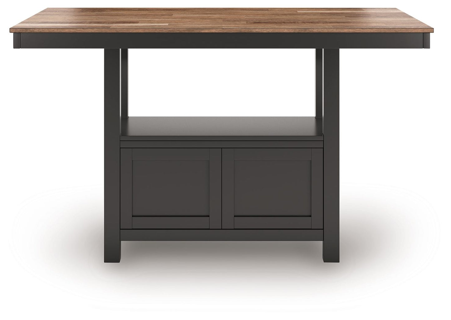 Wildenauer - Rectangular Dining Room Counter Table - Brown / Black