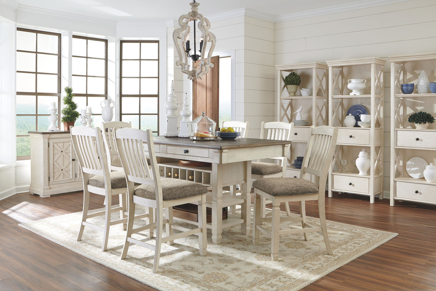 Bolanburg - Upholstered Barstool (Set of 2) - Beige