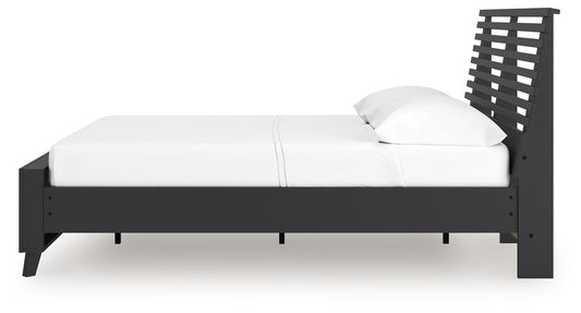 Danziar - Slat Panel Bed