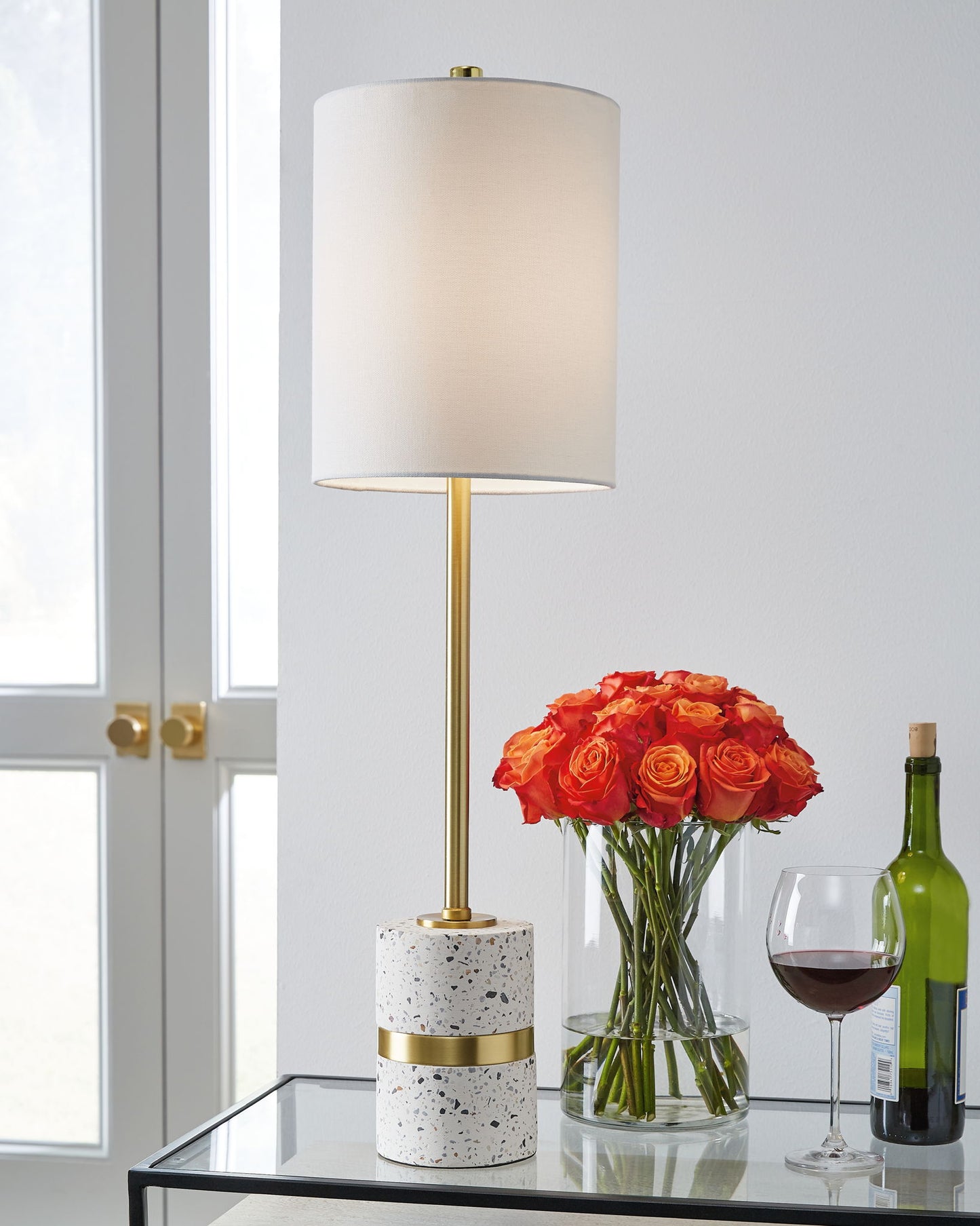 Maywick - Metal Table Lamp - White