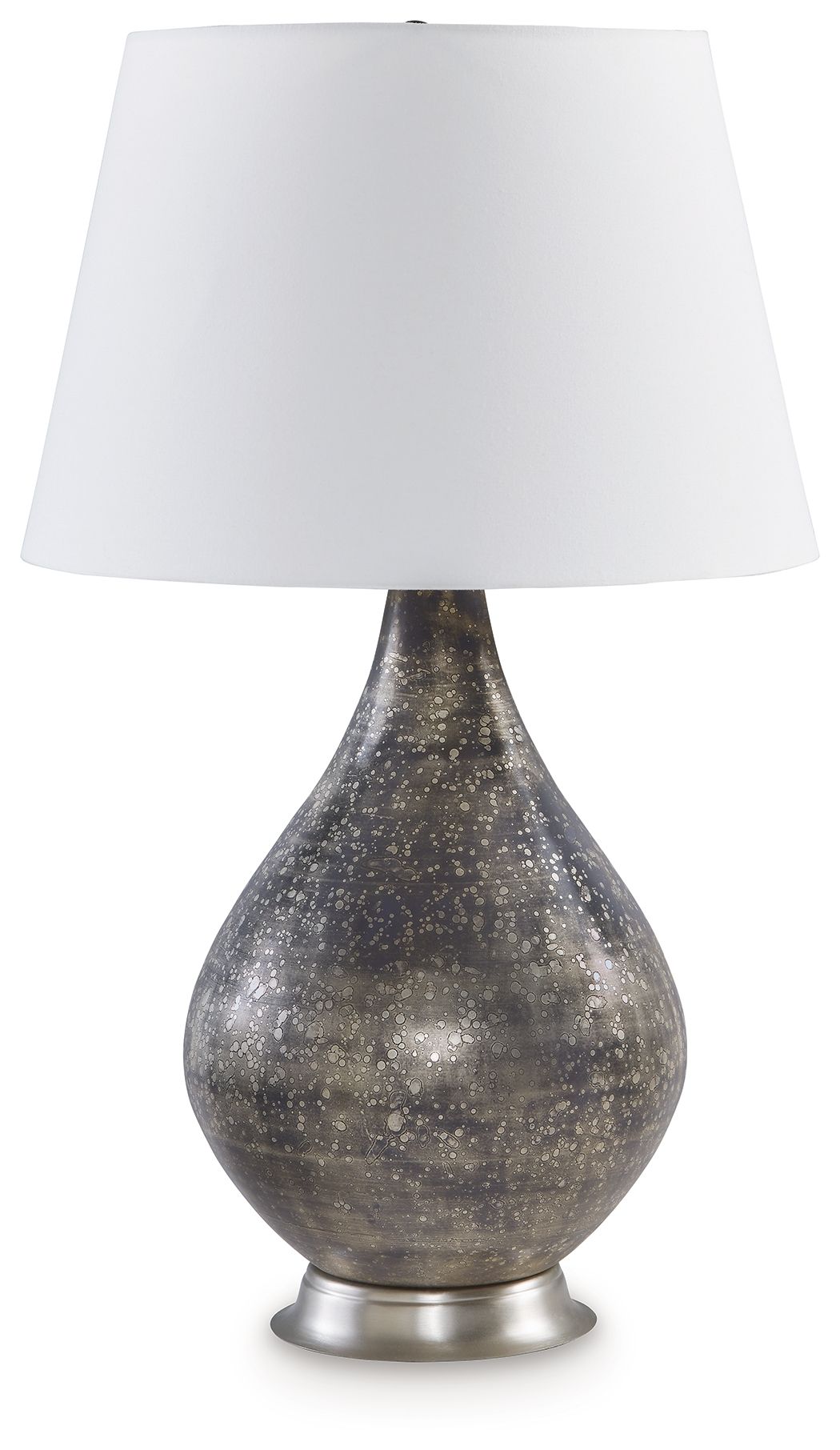 Bluacy - Glass Table Lamp - Antique Gray