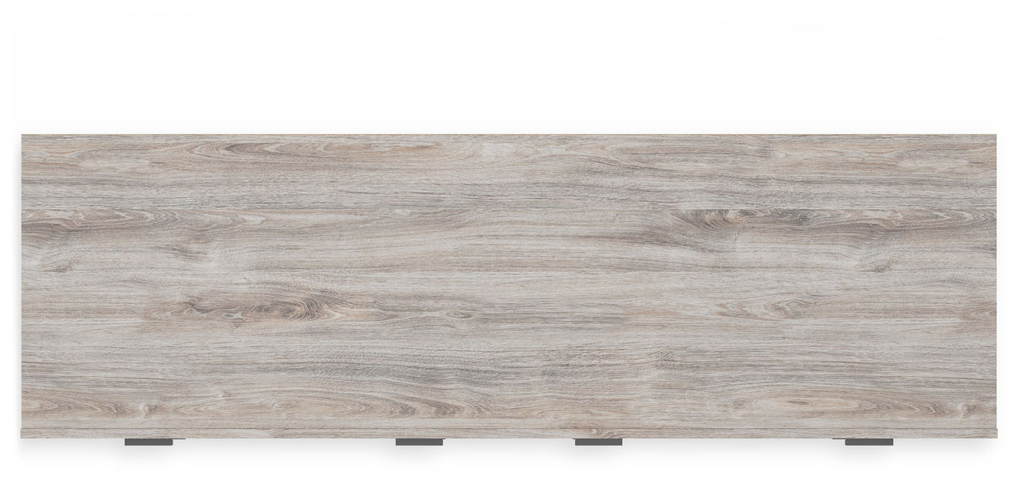Vessalli - Six Drawer Dresser - Black / Gray