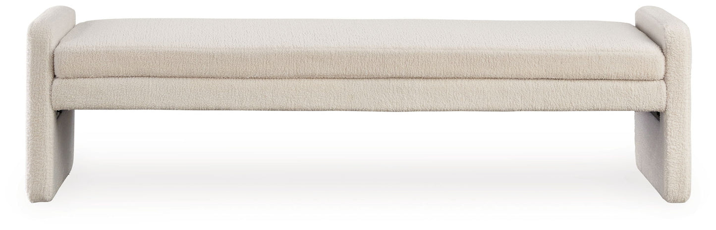 Lembertson - Accent Bench - Ecru