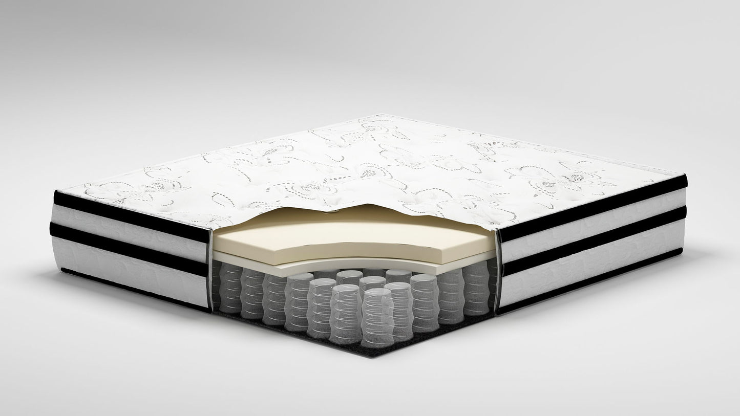 Chime 10 Inch Hybrid - 2 Pc. - Queen Mattress And Pillow - White