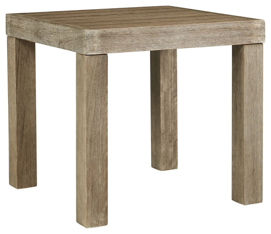 Silo Point - Square End Table - Brown