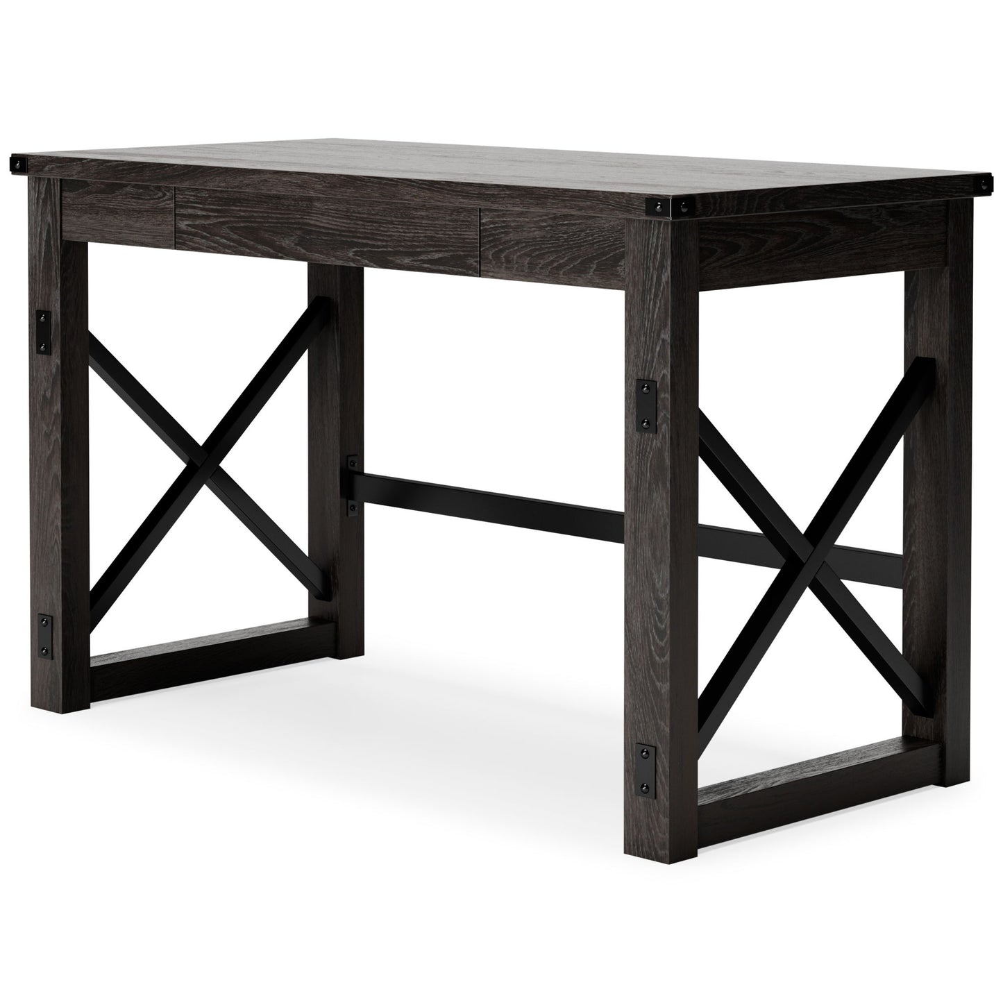 Freedan - Home Office Desk - Grayish Brown