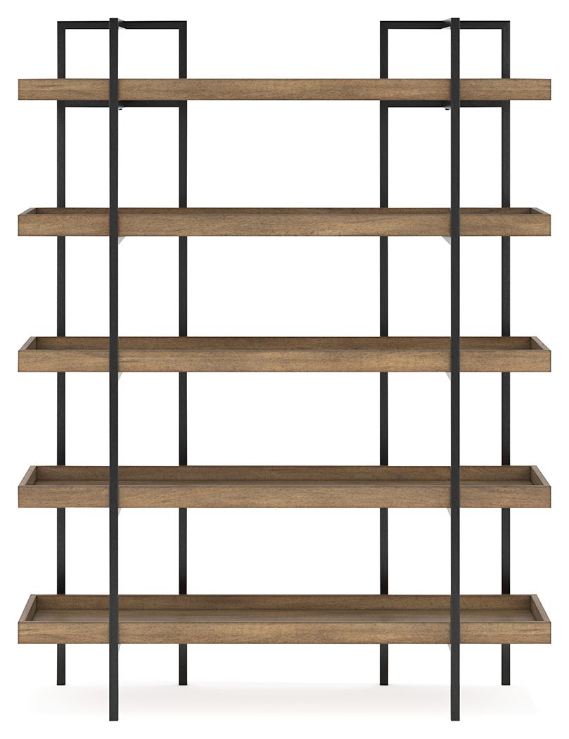 Montia - Home Office Desk, Desk Chair, Bookcase - Light Brown