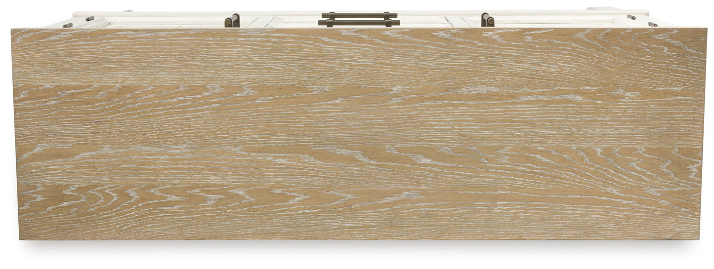 Shaybrock - Dining Room Server - Antique White / Brown