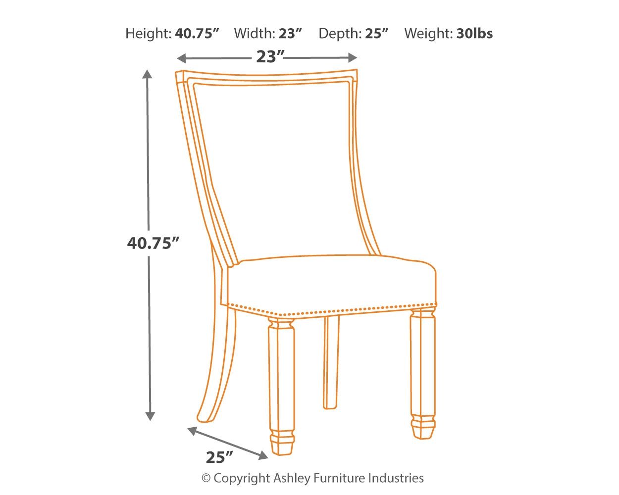 Bolanburg - Dining UPH Side Chair (Set of 2) - Lattice Back - Brown / Beige