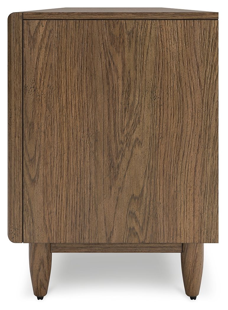 Roanhowe - Extra Large TV Stand - Brown