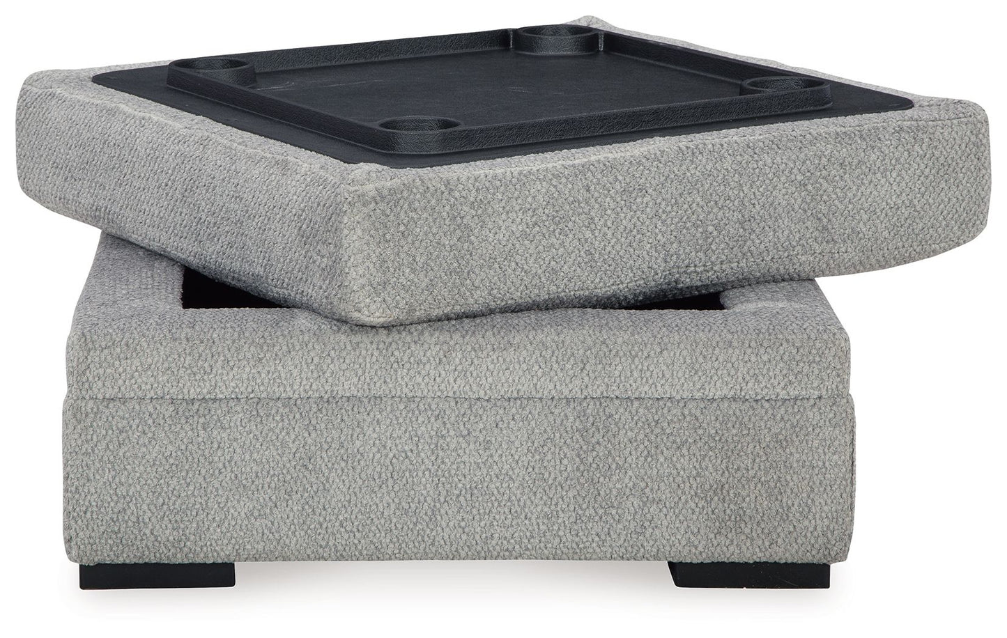 Casselbury - Ottoman With Storage - Cement