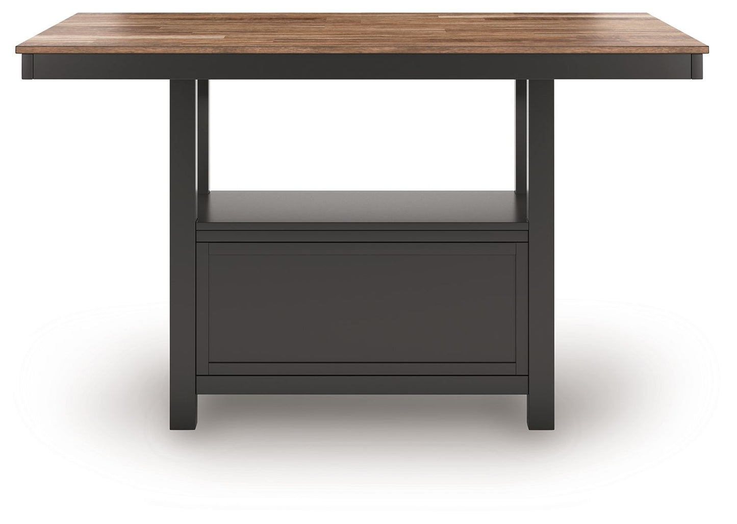 Wildenauer - Rectangular Dining Room Counter Table - Brown / Black