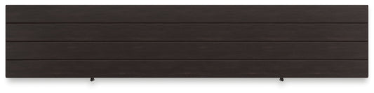 Darborn - 88" TV Stand With Electric Infrared Fireplace Insert - Gray / Brown