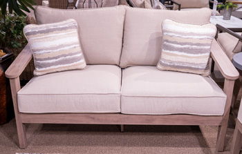 Harmony Headlands - Loveseat With Cushion - Natural / Gray