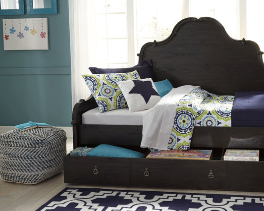 Chevron - Pouf - Blue