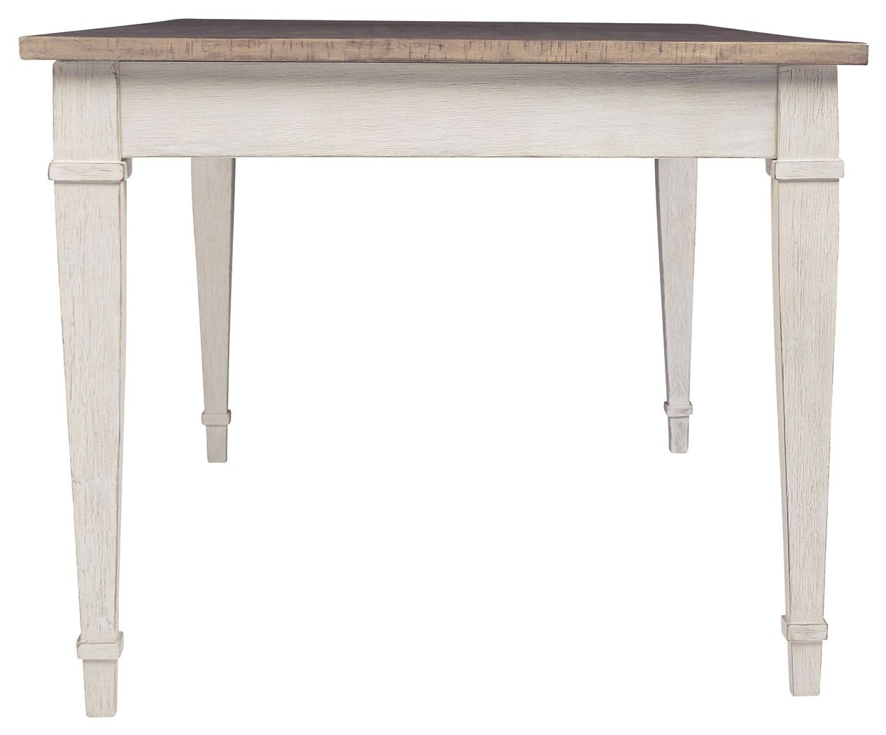 Skempton - RECT DRM Table w/Storage - White