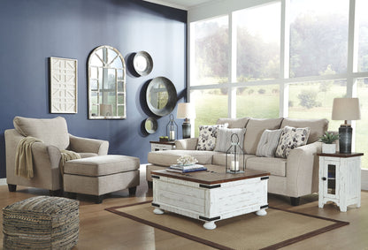Abney - Ottoman - Driftwood