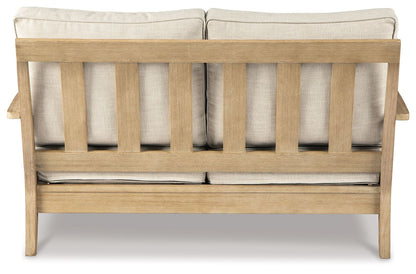 Clare View - Beige - Loveseat w/Cushion