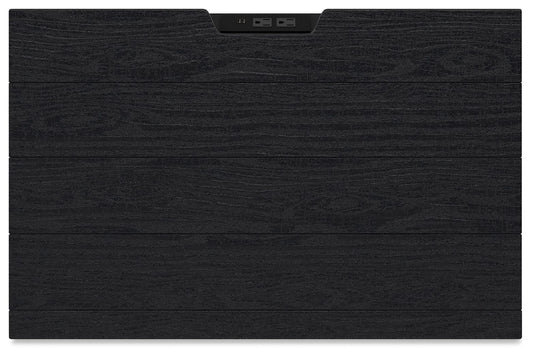 Londer - Black - Two Drawer Night Stand