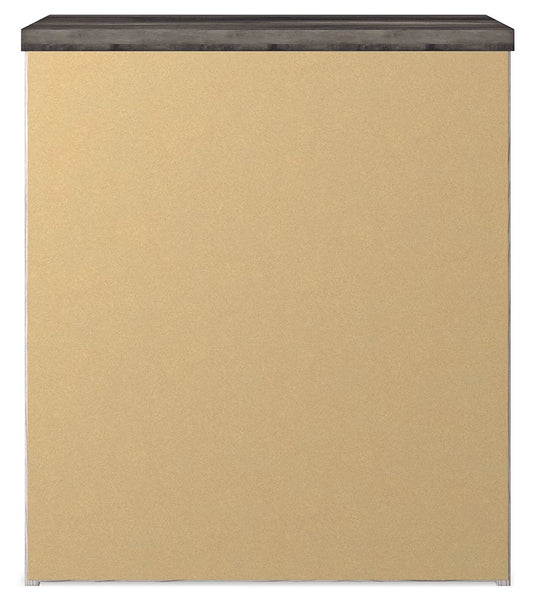 Gerridan - Two Drawer Night Stand - White / Gray