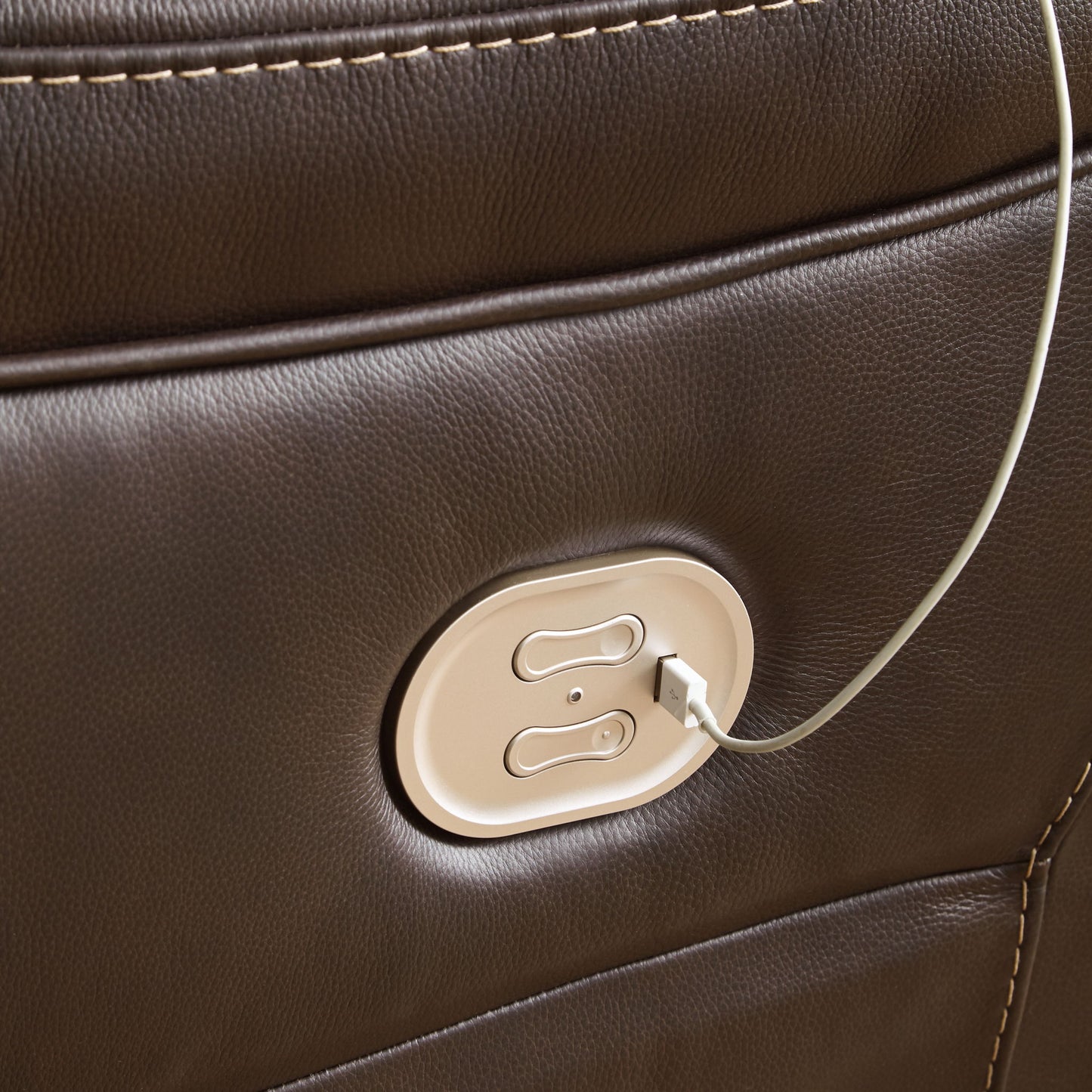 Dunleith - Zero Wall Recliner w/PWR HDRST - Chocolate