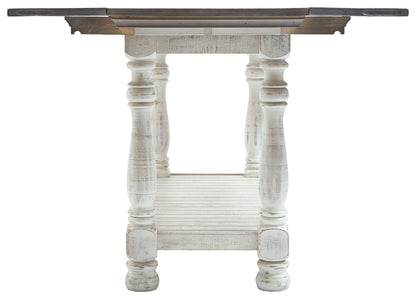Havalance - Flip Top Sofa Table - Gray / White