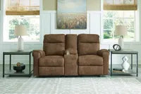 Edenwold DBL Rec Loveseat w/Console