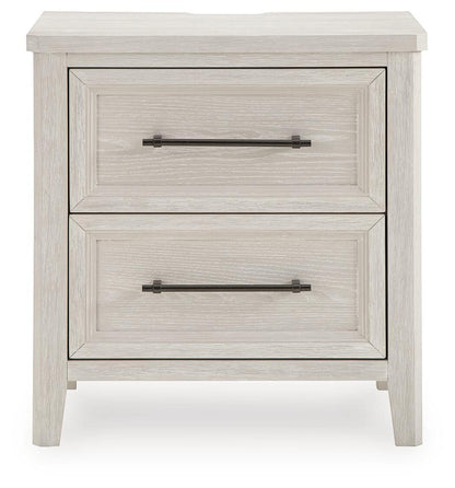 Darbonton - Two Drawer Night Stand - Dove White