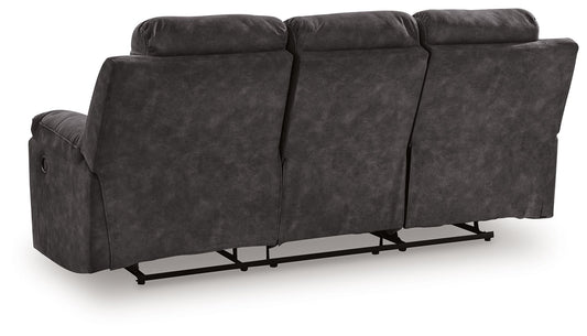 Brysonview - Reclining Sofa - Charcoal