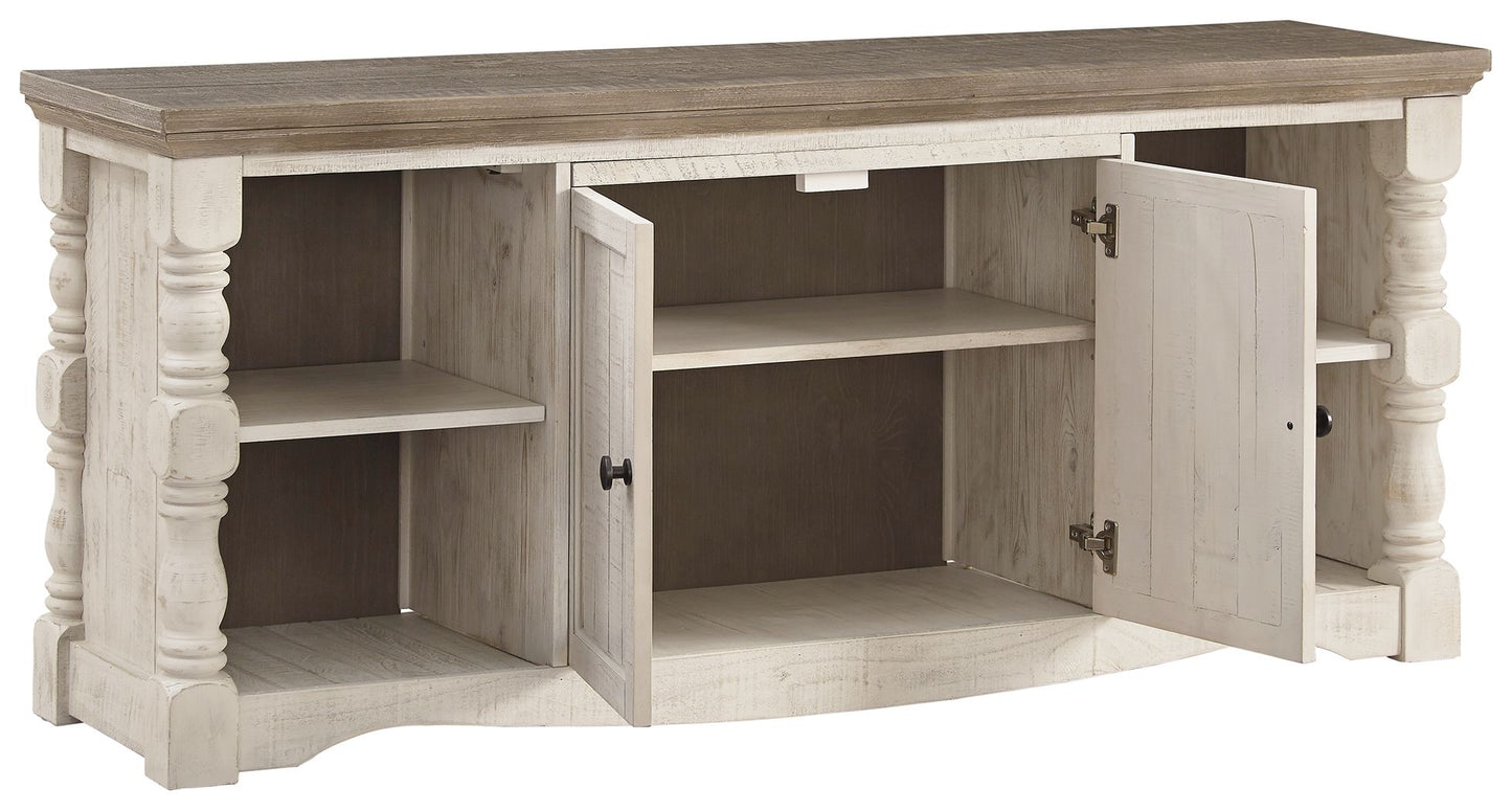 Havalance - Extra Large TV Stand - 2 Doors - Brown / Beige