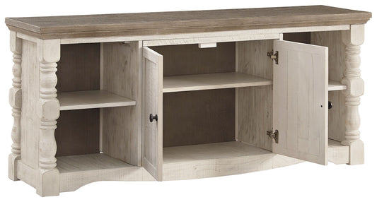 Havalance - Extra Large TV Stand - 2 Doors - Brown / Beige