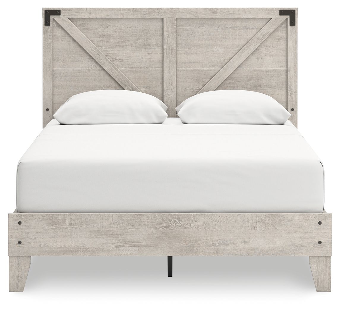 Shawburn - Platform Bed With Crossbuck Panel Headboard
