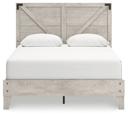 Shawburn - Platform Bed With Crossbuck Panel Headboard
