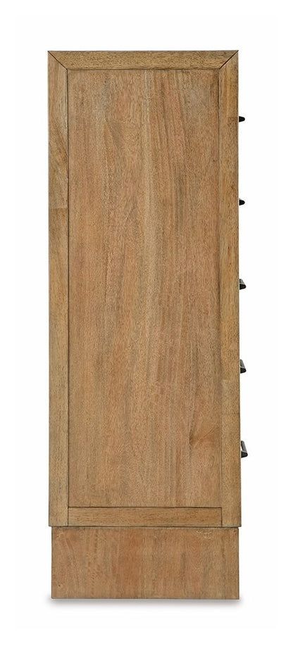 Sherbana - Five Drawer Chest - Light Brown