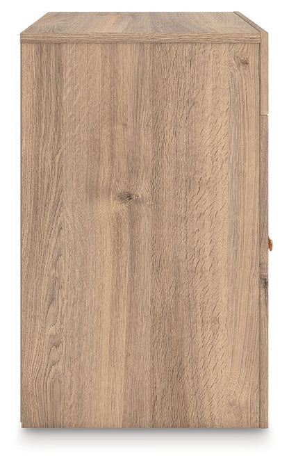 Kinlanni - One Drawer Night Stand - Tan