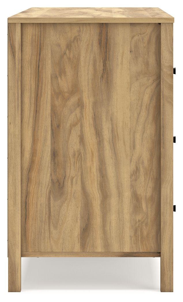 Bermacy - Six Drawer Dresser - Light Brown