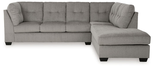 Lanelly - 2-Piece Sectional With Raf Corner Chaise - Alloy