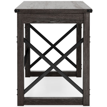 Freedan - Home Office Desk - Grayish Brown
