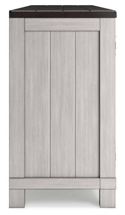 Darborn - XL TV Stand W/Fireplace Option - Gray / Brown