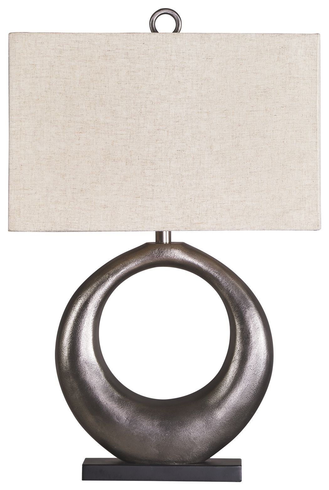 Saria - Metal Table Lamp  - Antique Silver Finish