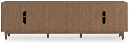 Roanhowe - Extra Large TV Stand - Brown