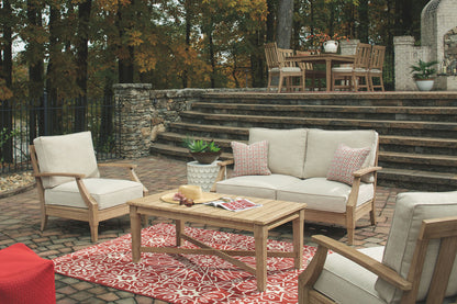 Clare View - Beige - Loveseat w/Cushion