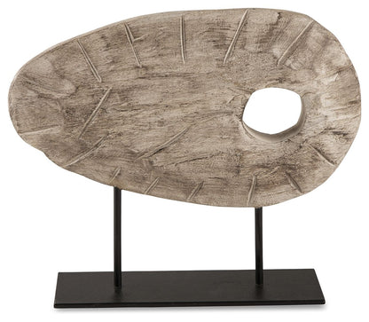 Dashburn - Sculpture - Antique White / Black