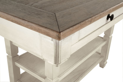 Bolanburg - Rectangular Dining Room Counter Table - Beige