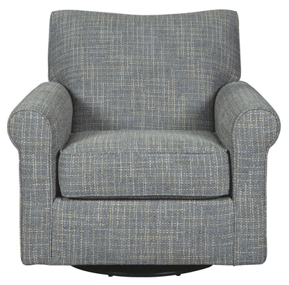 Renley - Swivel Glider Accent Chair - Ash
